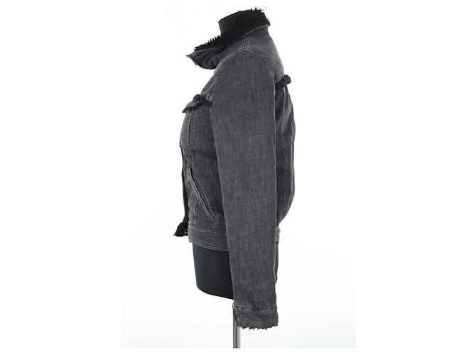 The Kooples Chaqueta de algodón negra Negro - vista 3