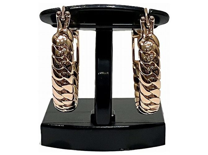 Orecchini a cerchio Fendi Baguette 8AG992 - vista 3