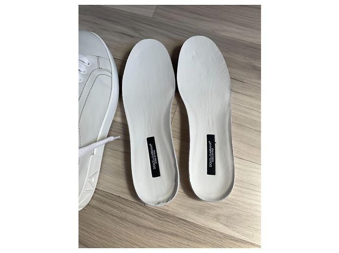 Dolce & Gabbana Portofino Leder Sneaker weiß - Ansicht 10