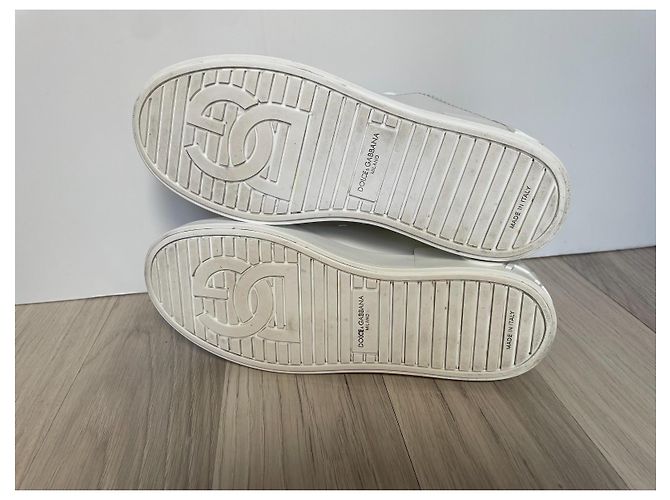 Dolce & Gabbana Portofino Leder Sneaker weiß - Ansicht 8