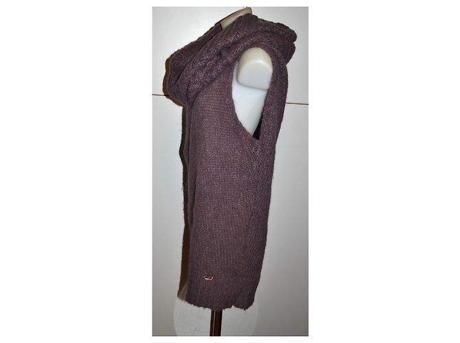 Liu.Jo Mini Kleid Dunkelviolett Wollmischung - Ansicht 2