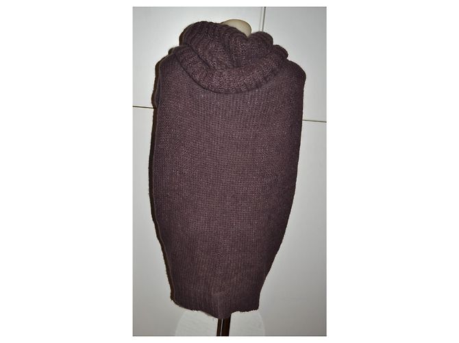 Liu.Jo Mini Kleid Dunkelviolett Wollmischung - Ansicht 4