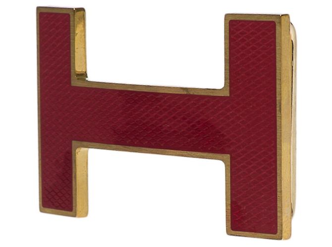 Hermès HERMES Accessory Single Buckle / Red Metal Belt Buckle - 102846 - view 3