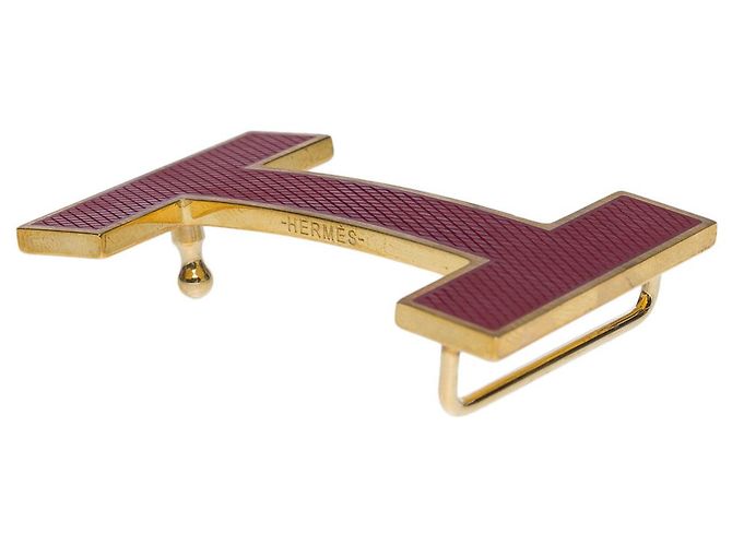 Hermès HERMES Accessory Single Buckle / Red Metal Belt Buckle - 102846 - view 6