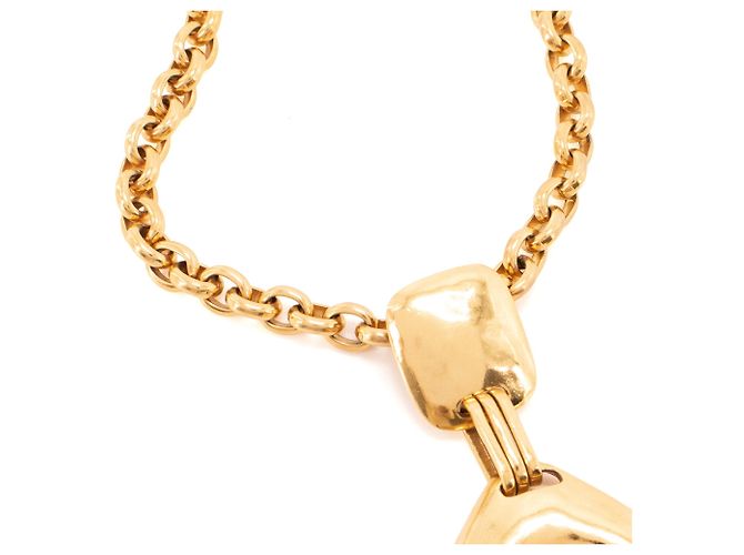 CHANEL - Collana CC Chanel in metallo dorato vintage D'oro - vista 3
