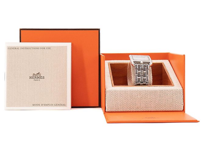 HERMÈS - Relógio Cape Cod GM Hermès em aço Prata - vista 7