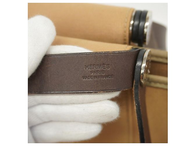 Cabag Borsa Tote Elan PM di Hermès Beige - vista 5