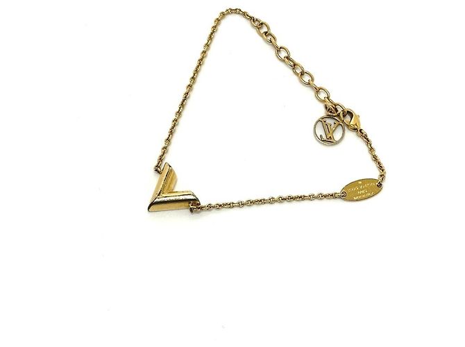 Louis Vuitton Gold Charm Bracelet Golden - view 2