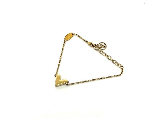 Louis Vuitton Gold Charm Bracelet Golden - view 3