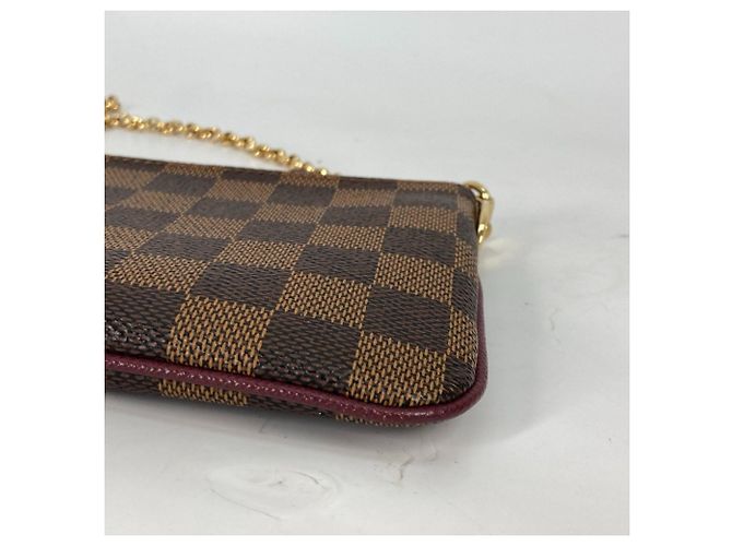 Louis Vuitton Damier Pochette Mila MM Accessory Pouch Brown Damier ebene - view 10