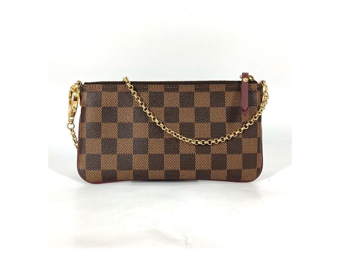 Louis Vuitton Damier Pochette Mila MM Accessory Pouch Brown Damier ebene - view 2
