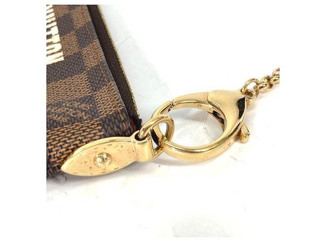 Louis Vuitton Damier Pochette Mila MM Accessory Pouch Brown Damier ebene - view 5