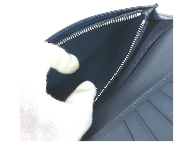 Louis Vuitton Ombre Langbörse Marineblau - Ansicht 7