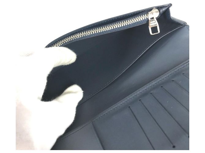 Louis Vuitton Ombre Langbörse Marineblau - Ansicht 9
