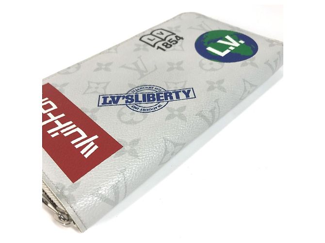 Cartera larga Zippy Organizer Monogram Louis Vuitton Blanco Monograma - vista 4
