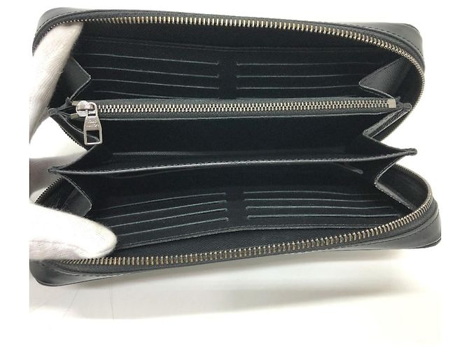 Louis Vuitton Monogram Eclipse Zippy XL Long Wallet Black - view 11