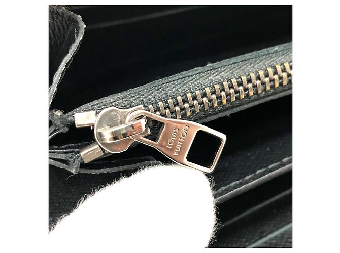 Louis Vuitton Monogram Eclipse Zippy XL Long Wallet Black - view 12