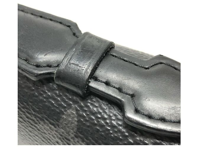 Louis Vuitton Monogram Eclipse Zippy XL Long Wallet Black - view 7