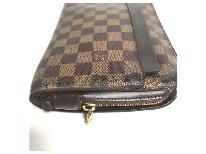 Borsa Saint Louis Second Damier Louis Vuitton Marrone Damier ebene - vista 3