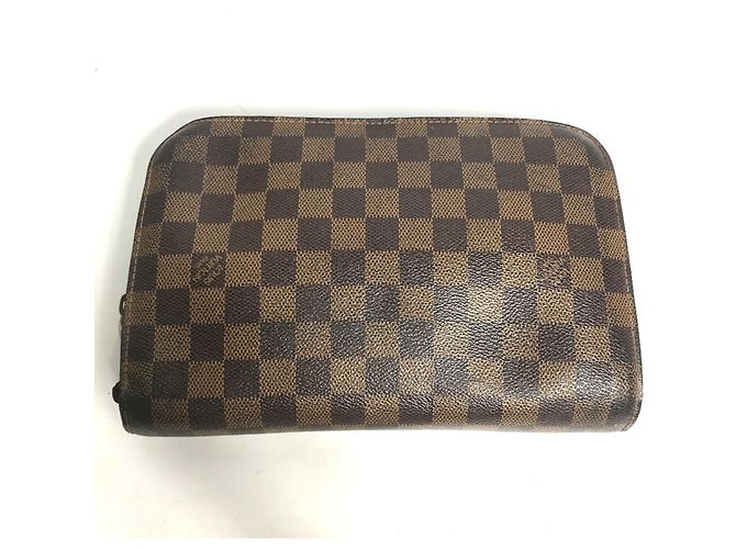 Borsa Saint Louis Second Damier Louis Vuitton Marrone Damier ebene - vista 8