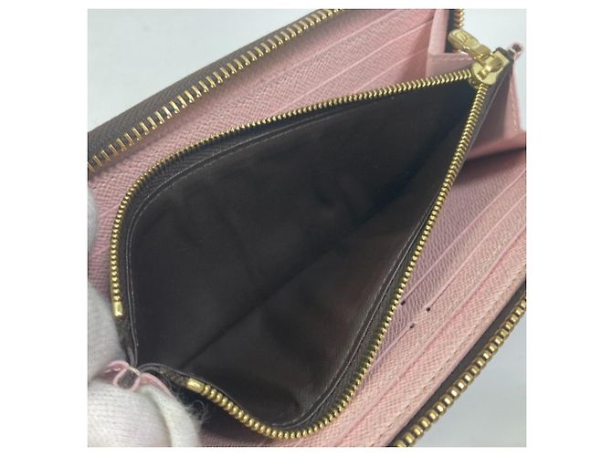 Portafoglio Lungo Clemence Monogramma Louis Vuitton Rosa - vista 11
