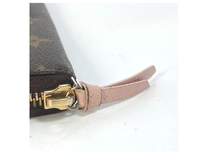 Portafoglio Lungo Clemence Monogramma Louis Vuitton Rosa - vista 3