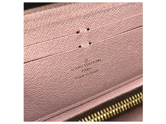 Portafoglio Lungo Clemence Monogramma Louis Vuitton Rosa - vista 8