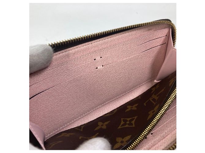 Portafoglio Lungo Clemence Monogramma Louis Vuitton Rosa - vista 9