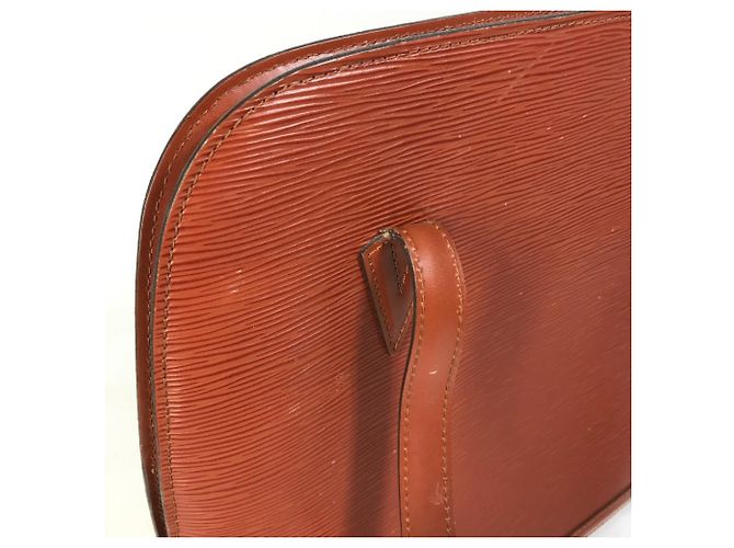 Borsa a Spalla Lussac in Pelle Epi M52283 di Louis Vuitton Marrone - vista 10