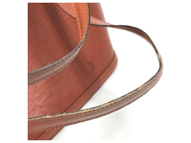 Borsa a Spalla Lussac in Pelle Epi M52283 di Louis Vuitton Marrone - vista 11