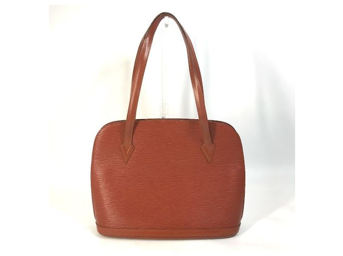 Borsa a Spalla Lussac in Pelle Epi M52283 di Louis Vuitton Marrone - vista 2