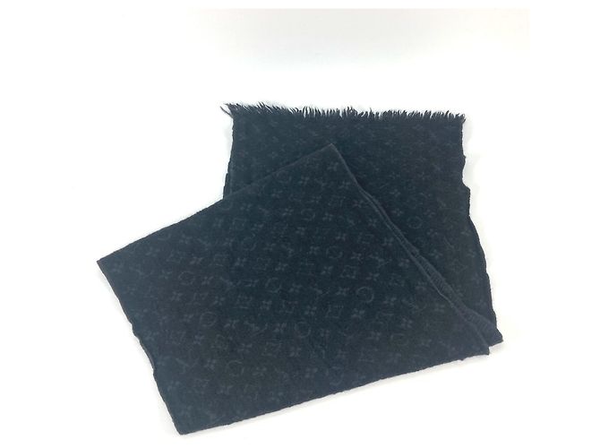 Stola in lana Monogram Louis Vuitton Nero - vista 2