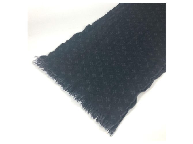 Stola in lana Monogram Louis Vuitton Nero - vista 4