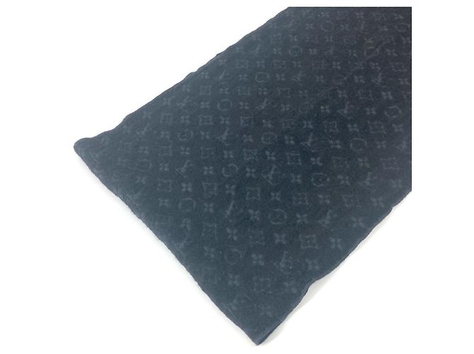Stola in lana Monogram Louis Vuitton Nero - vista 6