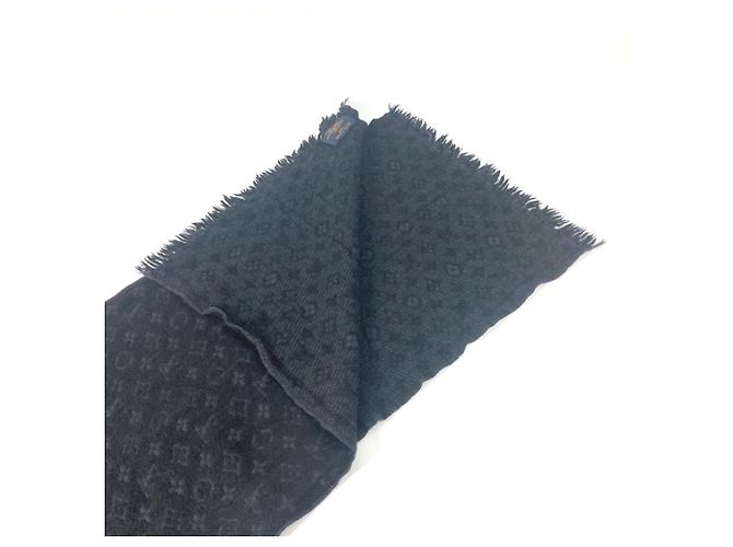 Stola in lana Monogram Louis Vuitton Nero - vista 7