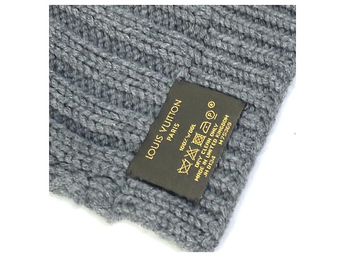 Grau Wollschal von Louis Vuitton Braun - Ansicht 5