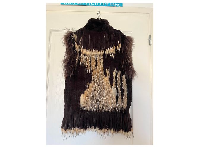Autre Marque Sleeveless genuine fur vest – Infinitif Paris - view 2
