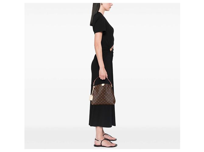 Louis Vuitton Borsa Graceful PM Monogram Marrone - vista 11
