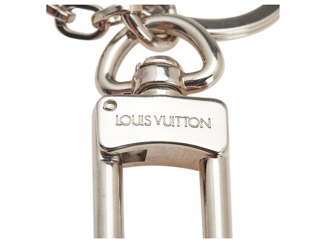 Portachiavi LV Twist in resina argento Louis Vuitton - vista 3