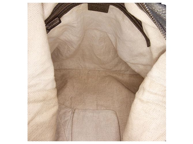 Borsa a Spalla Soho in Pelle Metallizzata Argento di Gucci - vista 4