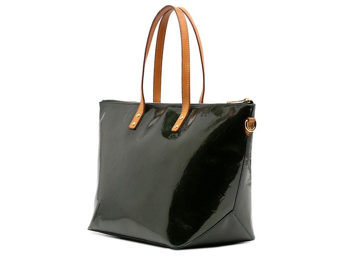 Louis Vuitton Monogram Vernis Bellevue GM Verde Verde scuro - vista 2