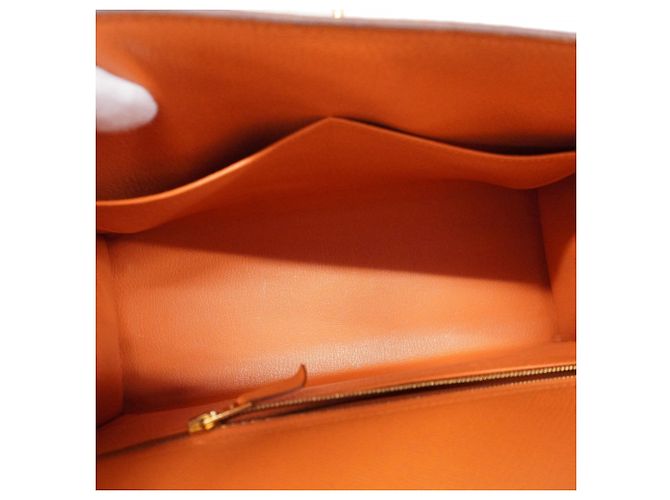 Borsa Hermès Kelly 28 in pelle mango - vista 4