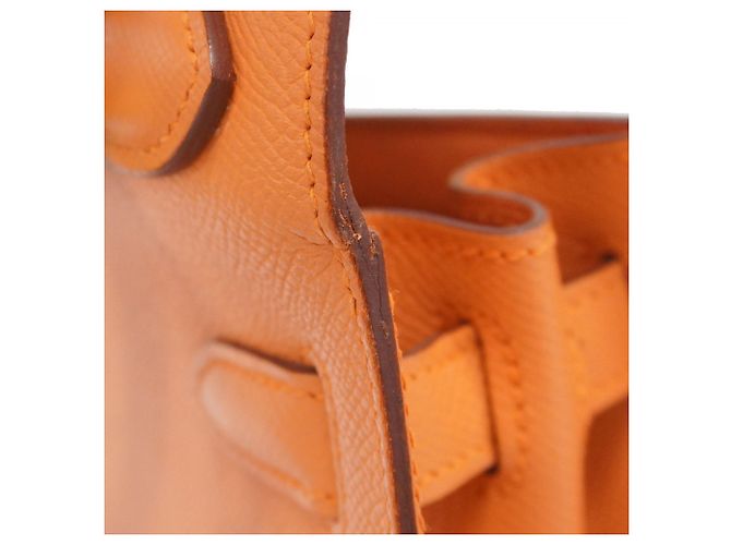 Borsa Hermès Kelly 28 in pelle mango - vista 7