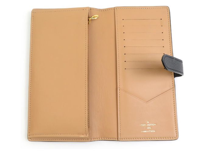 Louis Vuitton Bi-Fold Langbörse Schwarz - Ansicht 3