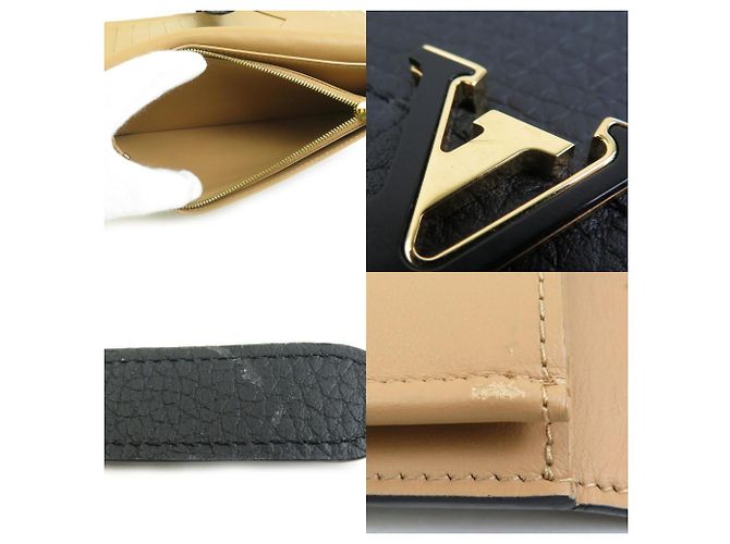 Louis Vuitton Bi-Fold Langbörse Schwarz - Ansicht 4