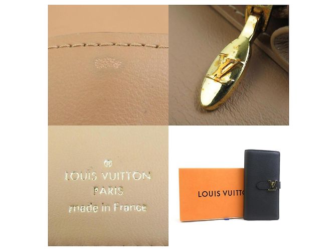 Louis Vuitton Bi-Fold Langbörse Schwarz - Ansicht 5