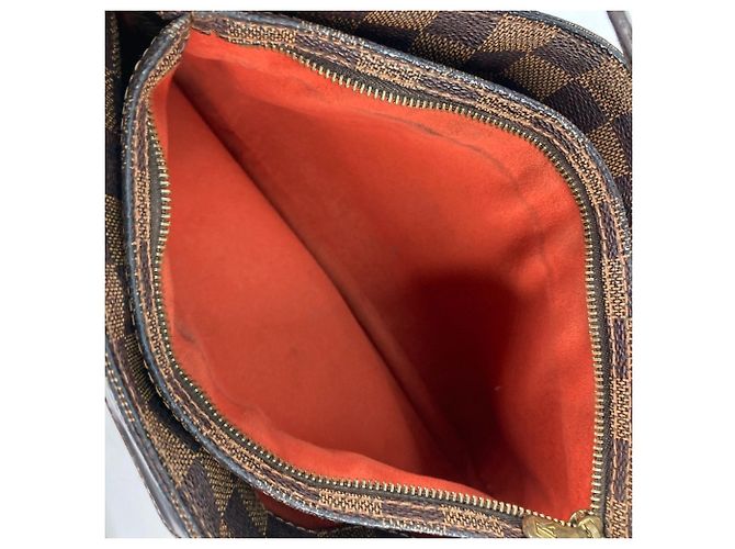 Borsa a Spalla Damier Aubergine Louis Vuitton Marrone Damier ebene - vista 16