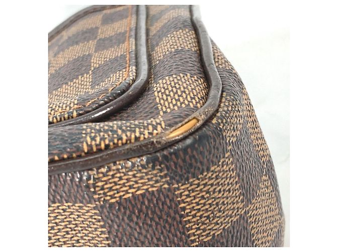 Borsa a Spalla Damier Aubergine Louis Vuitton Marrone Damier ebene - vista 4