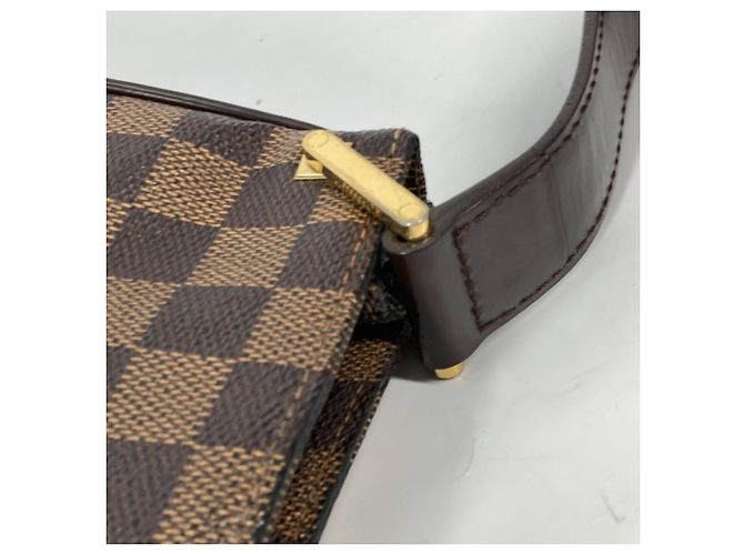 Borsa a Spalla Damier Aubergine Louis Vuitton Marrone Damier ebene - vista 8