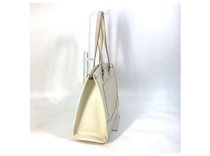 Bolso Tote Madeleine GM Epi Louis Vuitton Blanco Blanco roto - vista 3